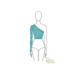 Couture Long Sleeve Toga Top
