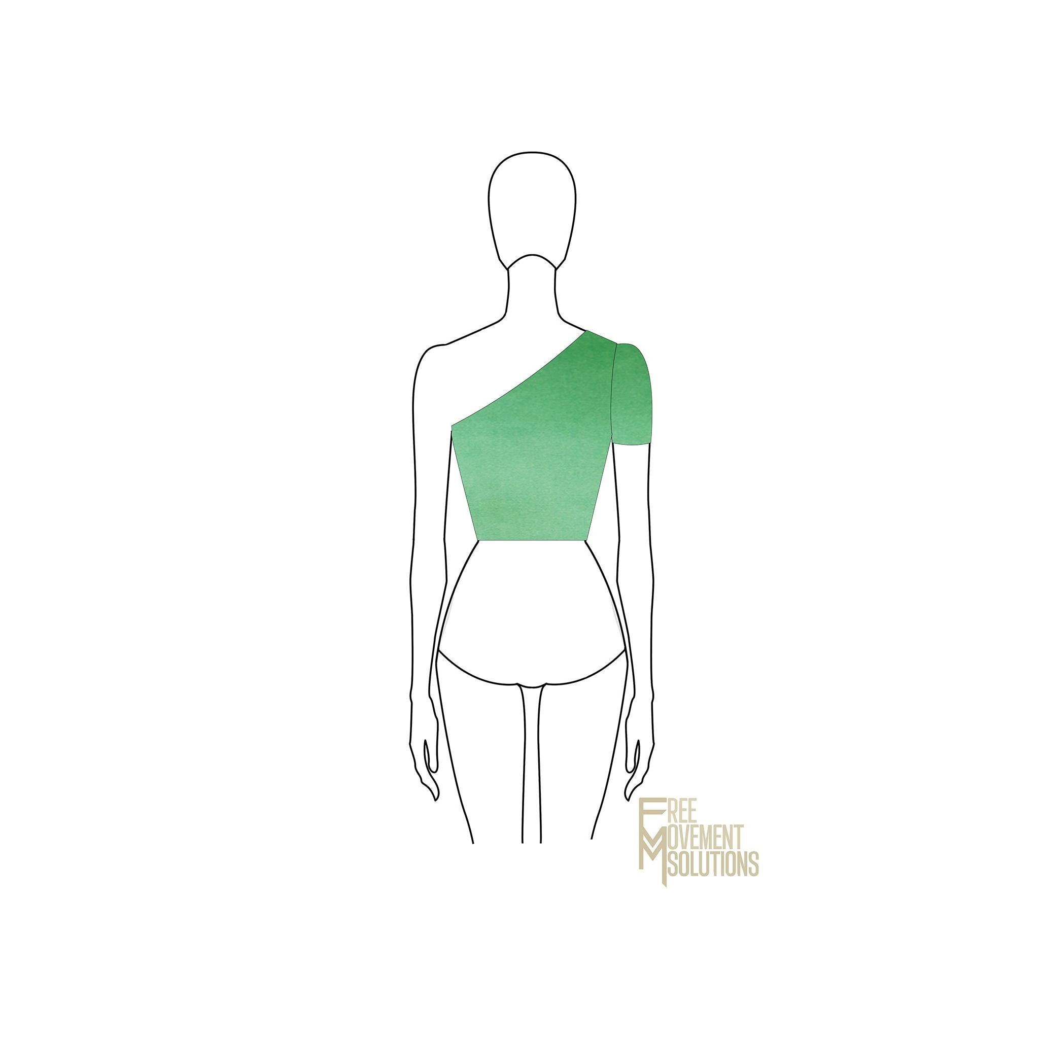 Couture Short Sleeve Toga Top Couture Short Sleeve Toga Top