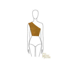 Couture Cap Sleeve Toga Top