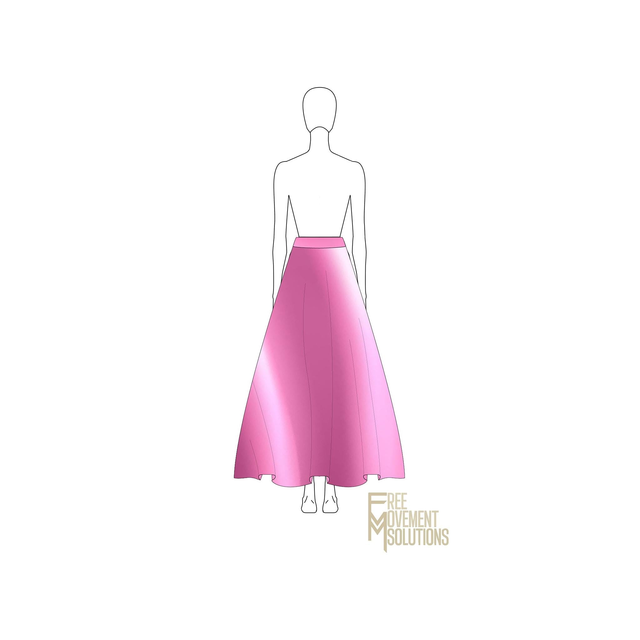 Couture Flared Maxi Skirt Couture Flared Maxi Skirt