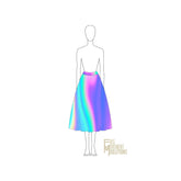 Couture Flared Midi Skirt