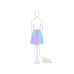 Couture Classic Flared Skirt