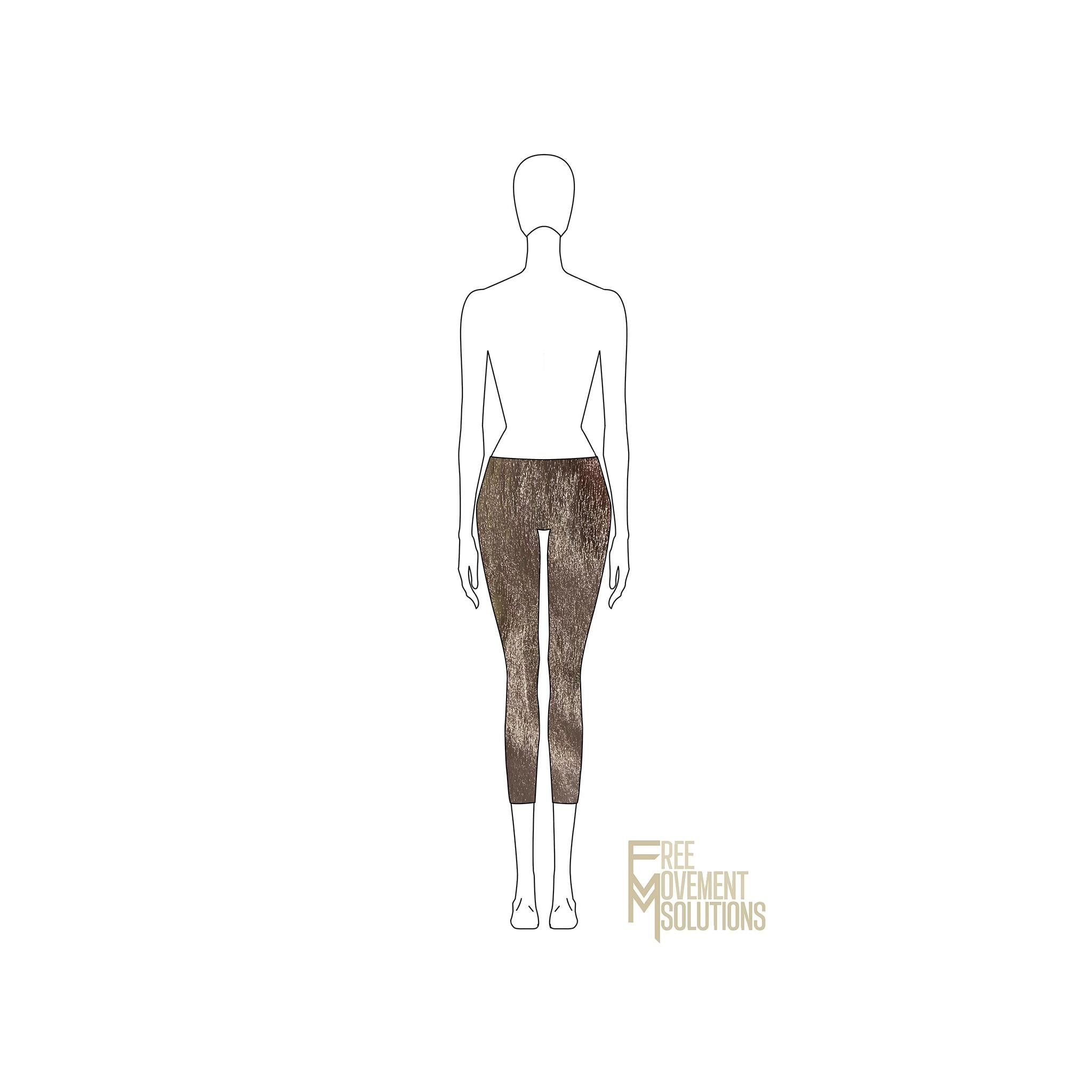 Couture Low Waisted Capri Length Leggings Couture Low Waisted Capri Length Leggings