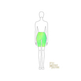 Couture High Waisted Bicycle Shorts