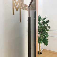 Shatterproof Framed Mirror on Wheels