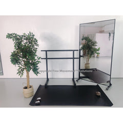 Shatterproof Framed Mirror on Wheels