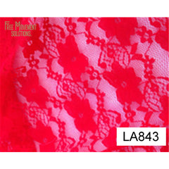 Floral Stretch Lace Fabric
