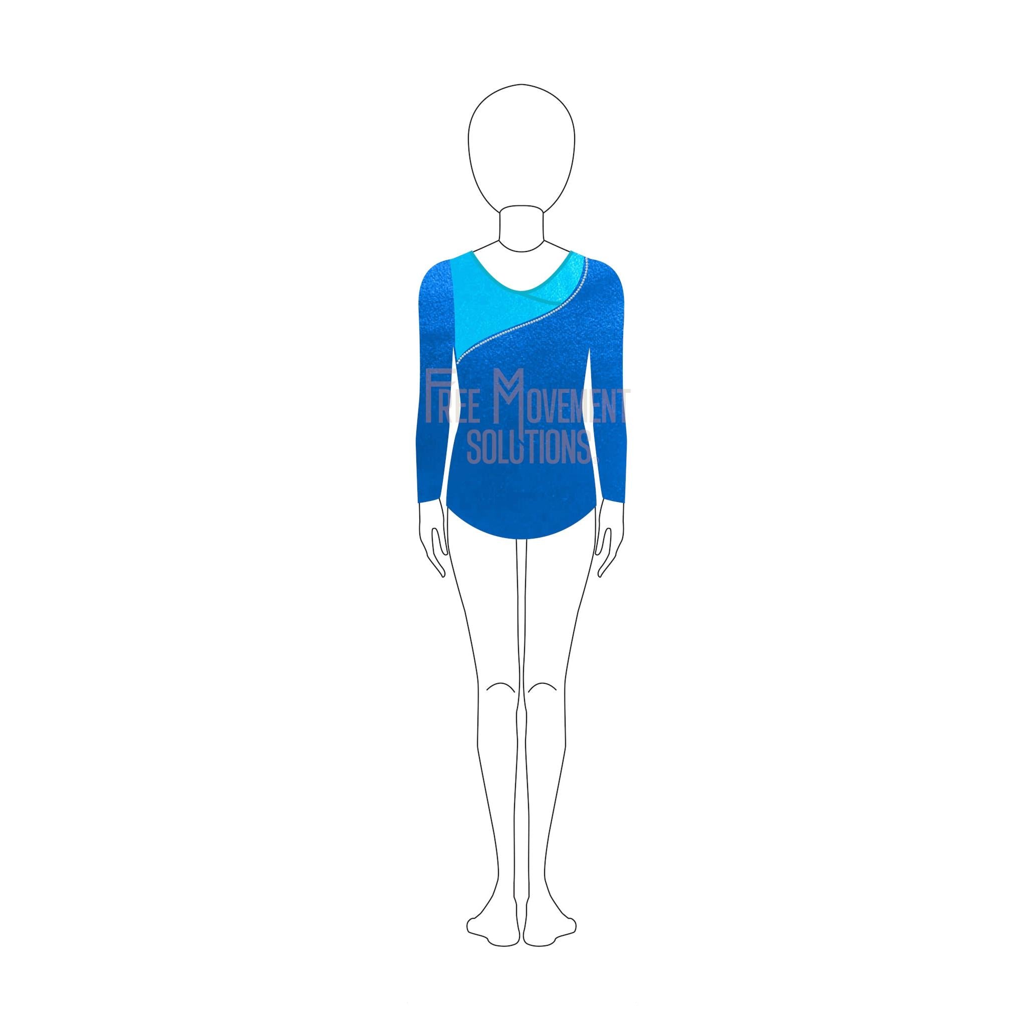 Couture Flow Long Sleeve Leotard Couture Flow Long Sleeve Leotard