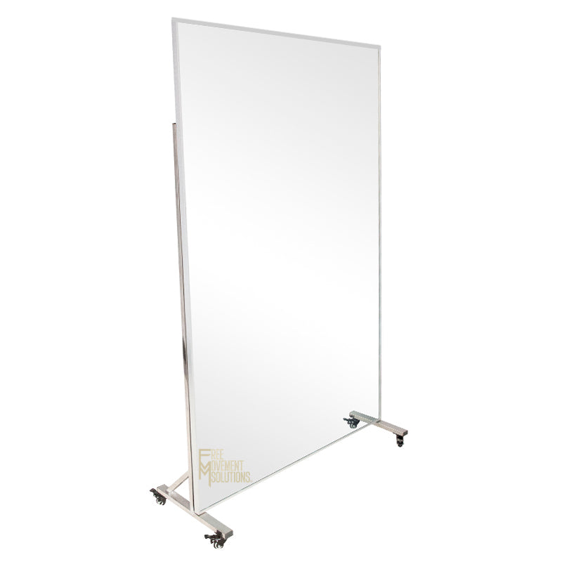 Shatterproof Framed Mirror on Wheels Shatterproof Framed Mirror on Wheels