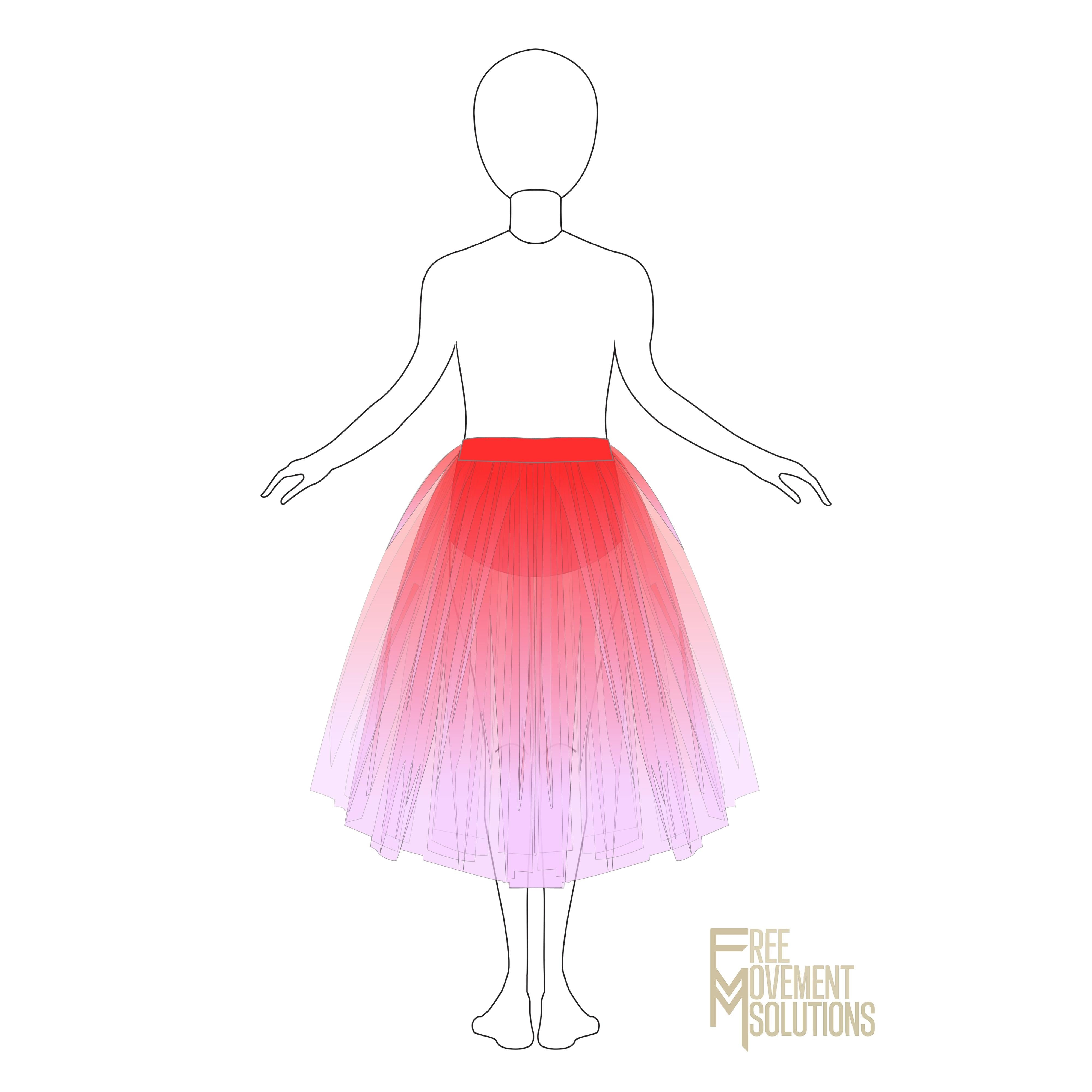 Couture Ombre Romantic Tutu with Briefs Couture Ombre Romantic Tutu with Briefs