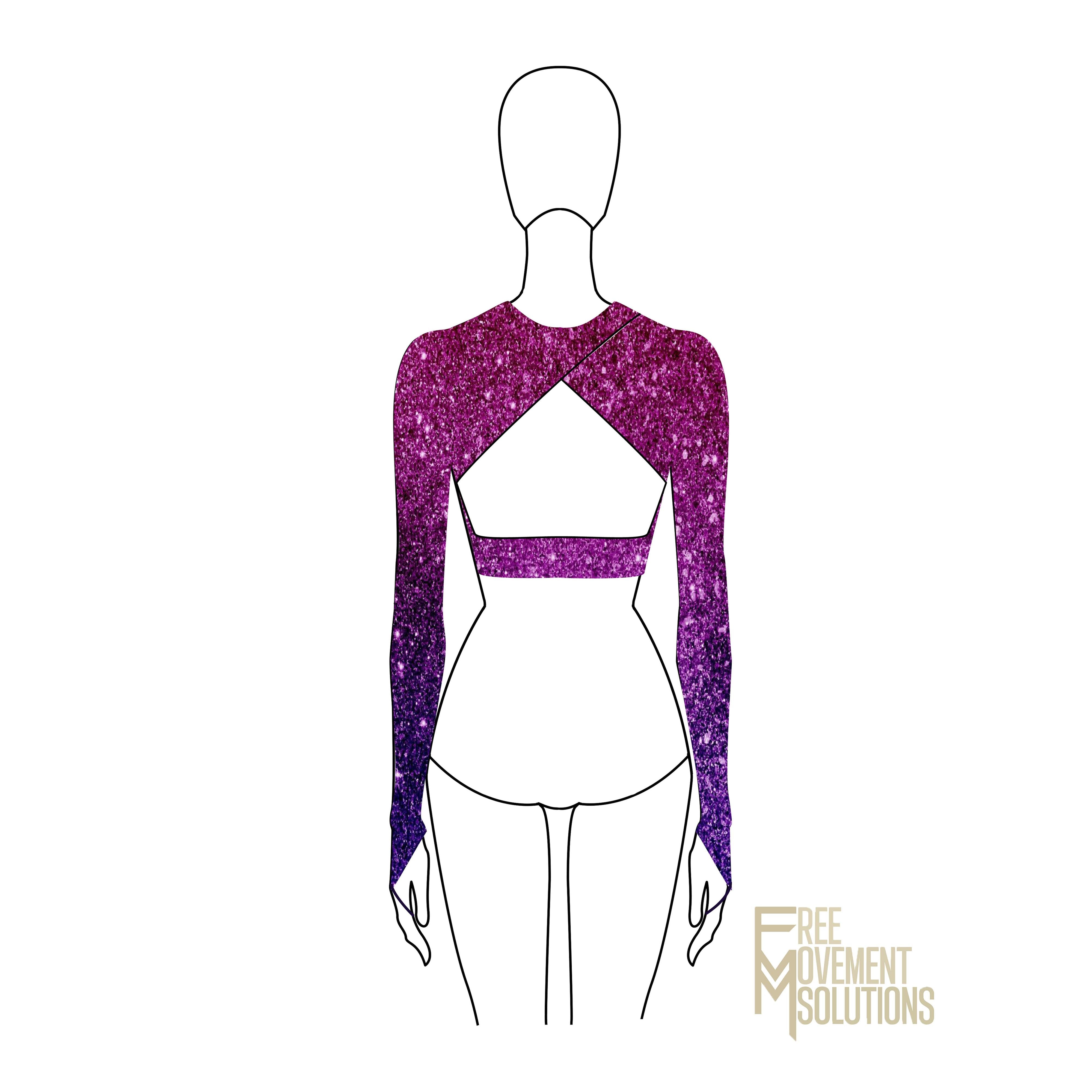 Couture Long Sleeve Crop Top Couture Long Sleeve Crop Top