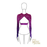 Couture Long Sleeve Crop Top