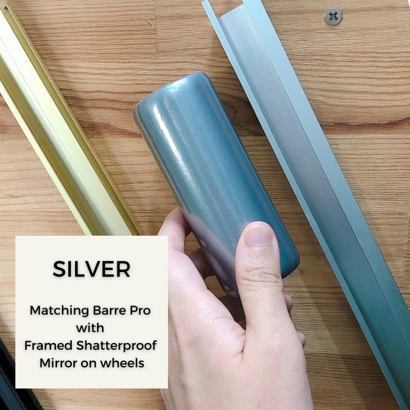 Shatterproof Framed Mirror on Wheels Shatterproof Framed Mirror on Wheels