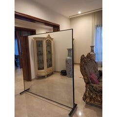 Shatterproof Framed Mirror on Wheels