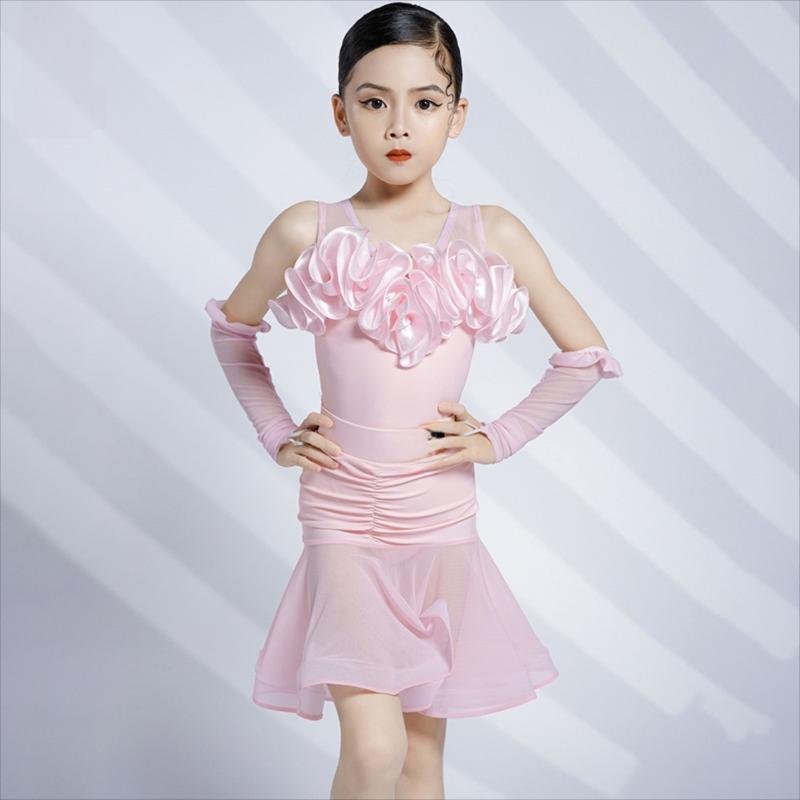 Vynela Ruffle Mesh Accent Dress