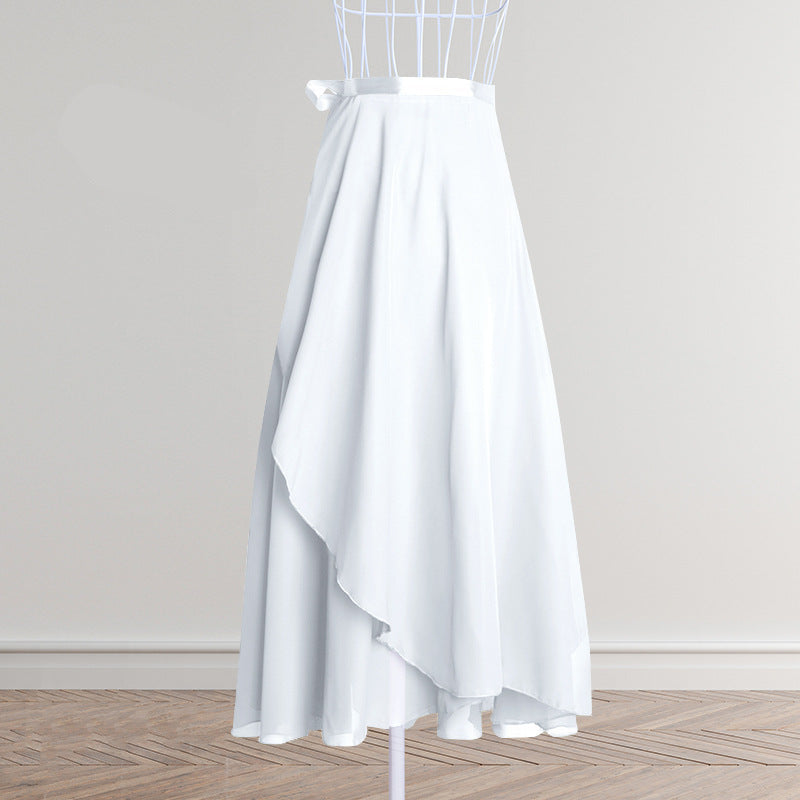 Perrine Flow Chiffon Wrap Long Skirt