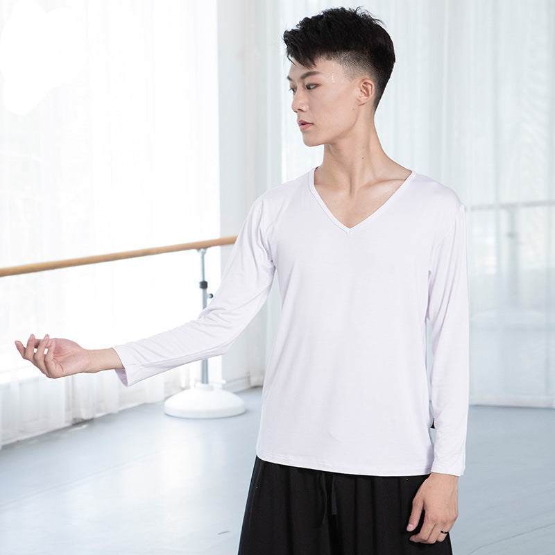 Wesley V-Neck Long Sleeve Practice Top