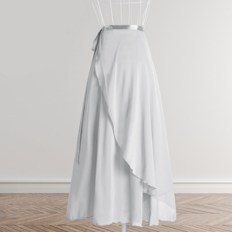 Perrine Flow Chiffon Wrap Long Skirt
