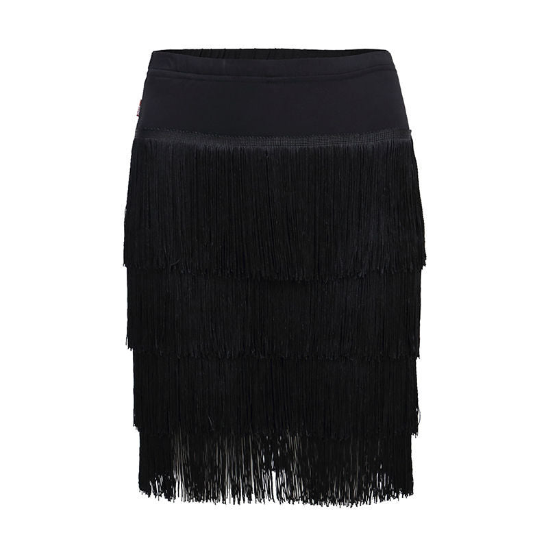 Celindra Four-Layer Fringe Skirt