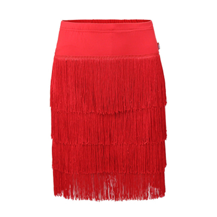 Celindra Four-Layer Fringe Skirt