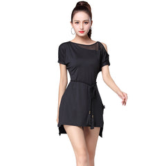 Janessa Cutout Tie-Waist Practice Dress