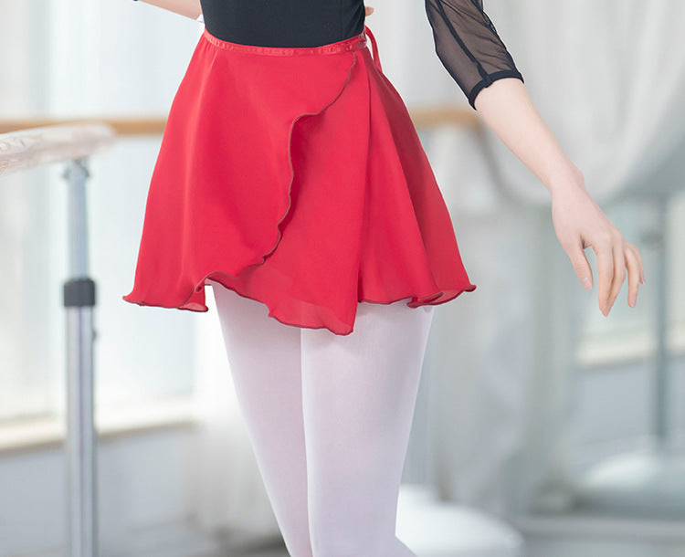Verity Chiffon Wrap Tie Practice Skirt