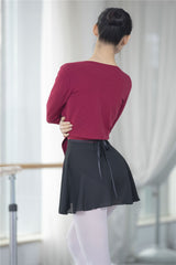 Verity Chiffon Wrap Tie Practice Skirt