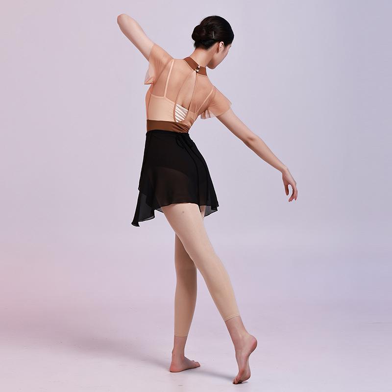 Arissa Collared Mesh Leotard