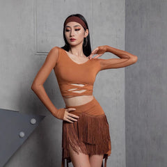Priscilla Fringe Wrap Skirt