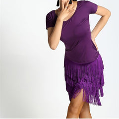 Celindra Four-Layer Fringe Skirt