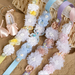 Bloomnova Butterfly Floral Ribbon Headband
