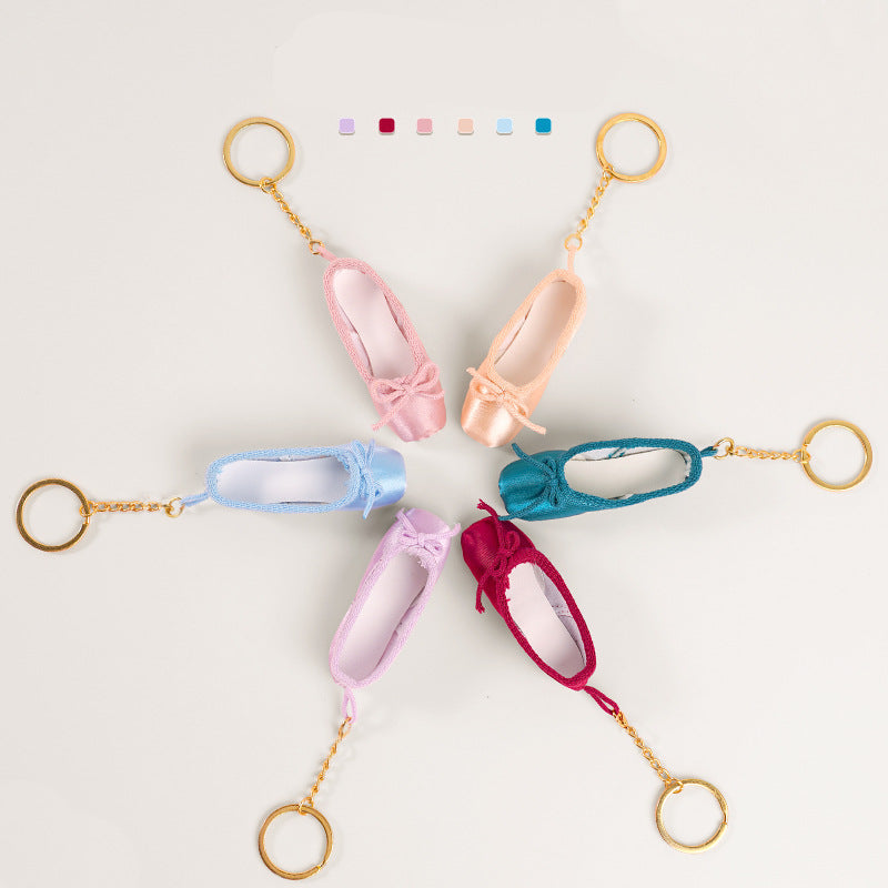 Rosnova Mini Pointe Shoe Keychain Pendant