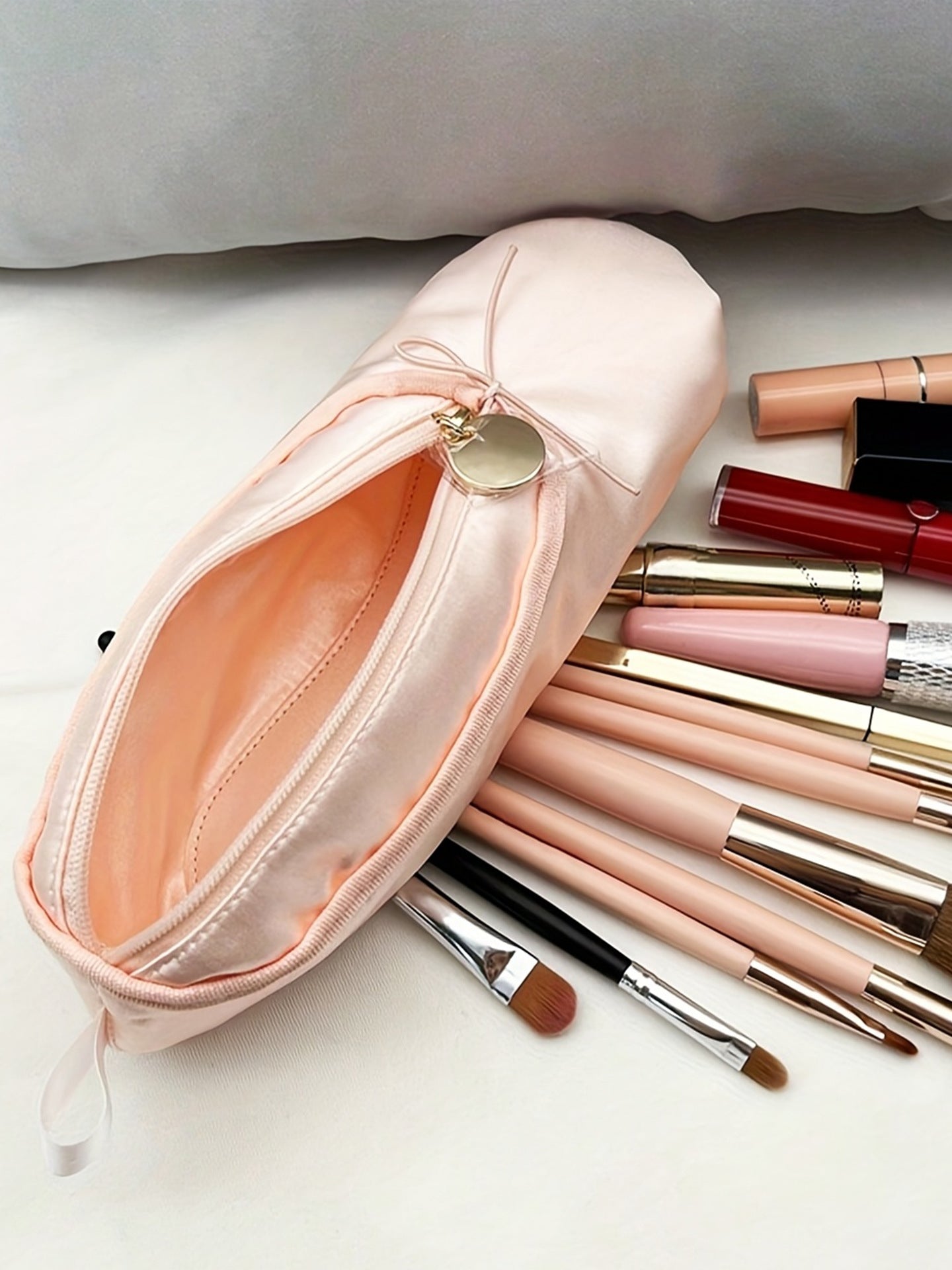 Petalliquea Pointe-Inspired Cosmetic Pouch