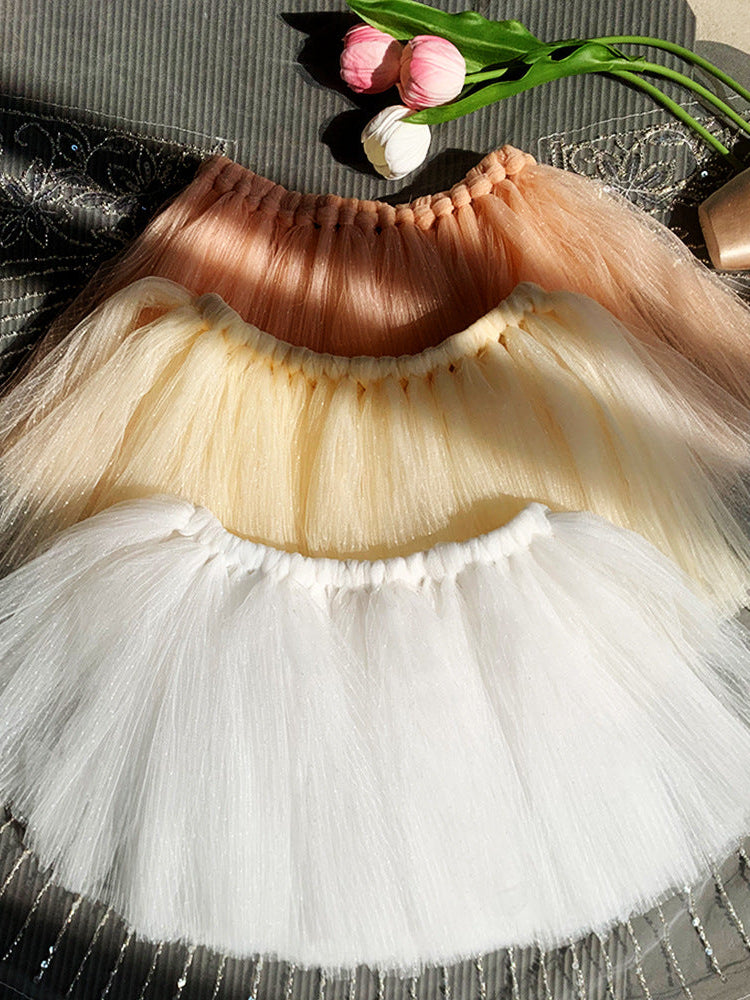 Zaylee Soft Tulle Layered Skirt