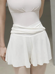 Bryony Twisted Waist A-Line Mesh Skirt