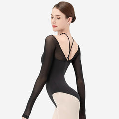 Odina Cross Strap Long Sleeve Bodysuit