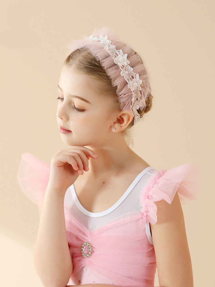 Belladore Lace Pearl Hair Headband