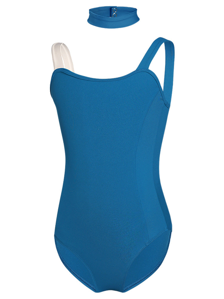 Bloomdore Contrast Strap Training Leotard
