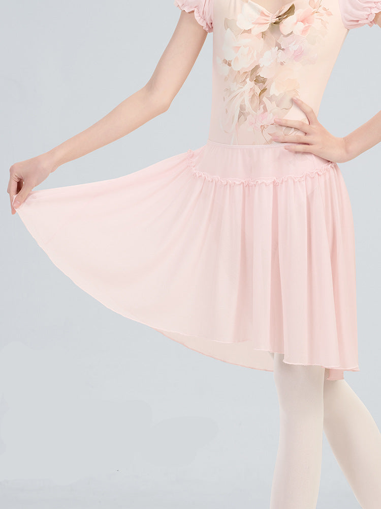 Maristela Soft Mesh Mid-Length Skirt
