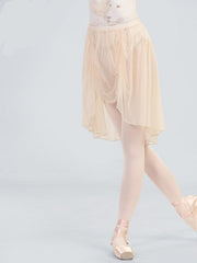 Nerita Soft Mesh Pleated Mid-Length Skirt