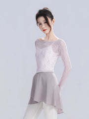Norina Off-Shoulder Lace Long Sleeve