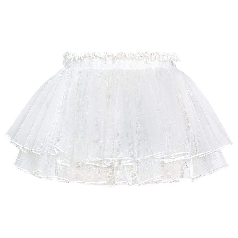 Calira Double Layer Tulle Puff Skirt