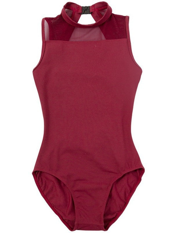 Zelina High Neck Sleeveless Leotard
