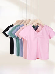 Belira Cotton Pleated Training Top