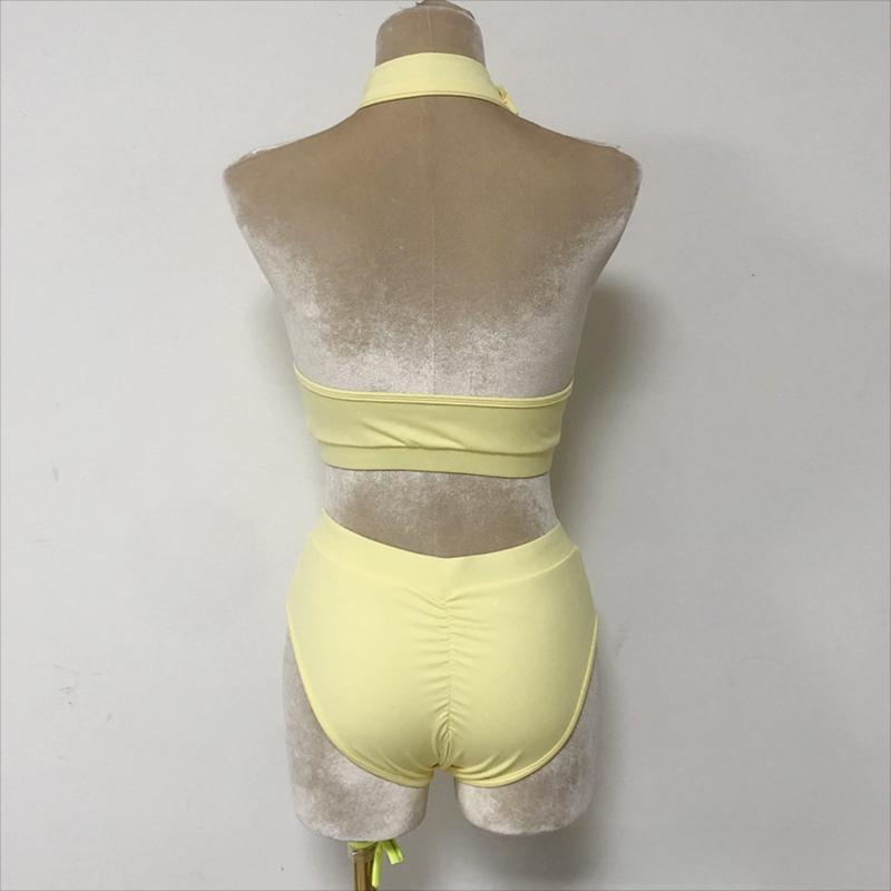 Rivienne Halter Neck Dance Set with Undergarment