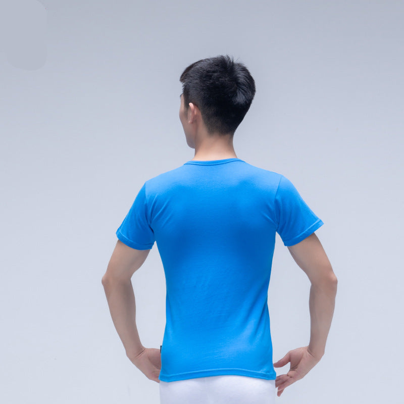 Alaric Men's Thin Cotton Lycra Training T-Shirt