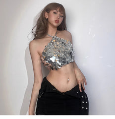 Iravellea Sequin Halter Top