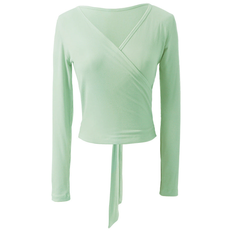 Olina Wrap Knit Practice Outerwear
