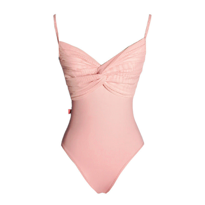 Zoravienne Mesh Twist Leotard