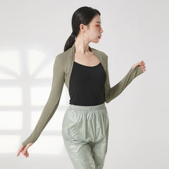Cynavelle Ribbed Warm-Up Outerwear